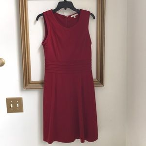 Maroon Midi Dress